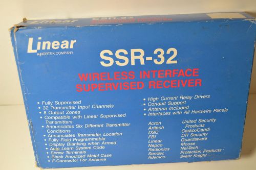 Linear ssr-32 wireless interface supervised received security **new** for sale