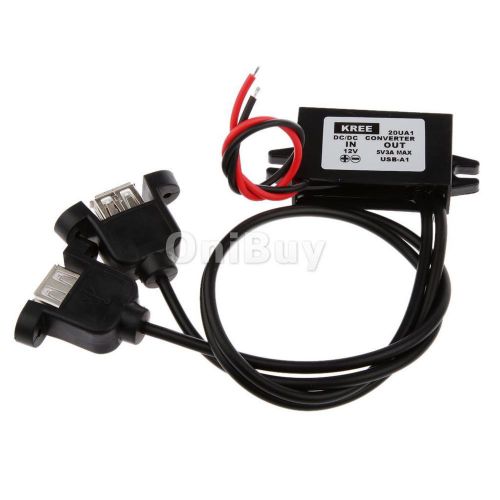 Dc-dc converter step down module micro duble 5v output power adapter for car for sale