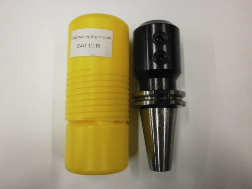 Cnc tooling cat40 1&#034; end mill holder cv40 1.00&#034; 40 taper 4.00&#034; gage length for sale