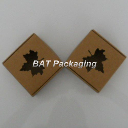 Leaf Hollow Wedding Favour Sweet Cake Gift Candy Boxes Packing Craft Paper Box