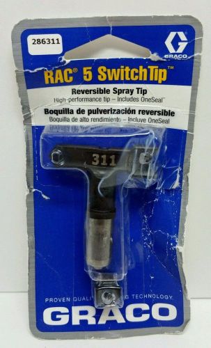 New Genuine Graco 286311 RAC 5 Switch Tip 311 Reversible Paint Spray!