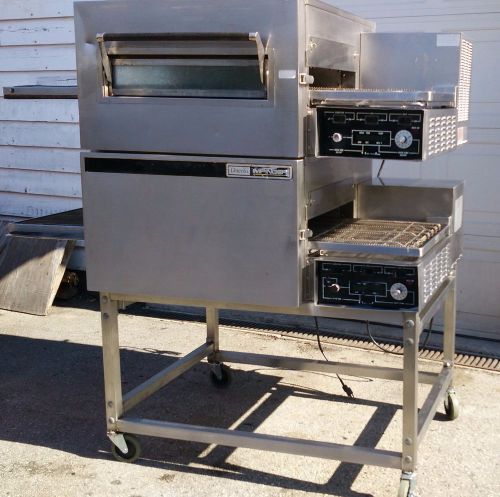 Lincoln impinger conveyor belt pizza oven natural gas + hobart dough mixer avail for sale
