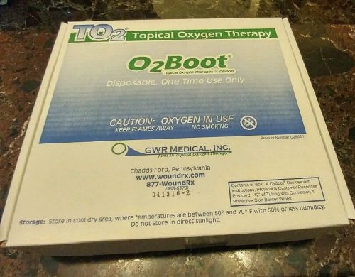 Medical TO2 boot O2Boot Topical Oxygen Therapy device foot leg hyperbaric 4piece