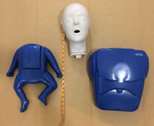 CPR Prompt Training Manikins 1 Child and 1 Adult - Blue Foam