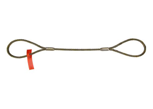 Liftall 38ieex4 eye and eye wire rope sling 3/8&#034; x 4&#039; 6 x 19 imp for sale