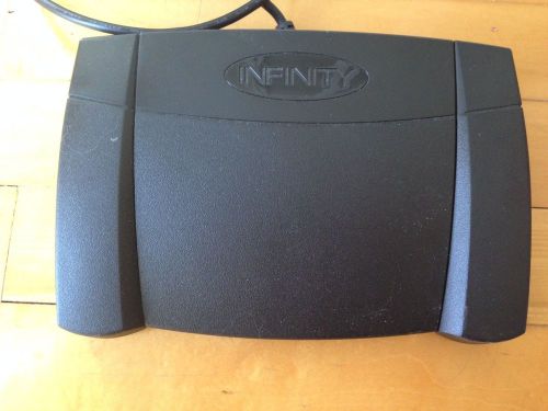 Infinity usb transcription foot pedal (in-usb-2) for sale