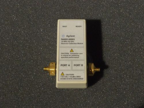 Agilent N4693 Microwave 2-Port 2.4mm 10MHz - 50GHz Electronic Calibration Module