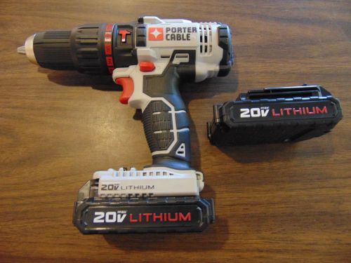 PORTER CABLE 20V MAX* Compact Hammer Drill Kit - PCC621LB  MISSING CHARGER
