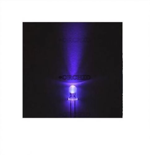500Pcs F3 3Mm Round Purple Lamp 395-400Nm Uv Light Ultra Violet Led Diy New Ic R