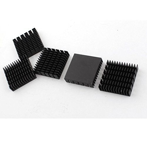 uxcell 5PCS Aluminum Chipset Heatsink Cooler Fin 40mmx11mmx40mm for PCB Board