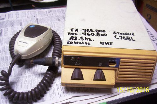 Standard C768L UHF Mobile Radio with microphone