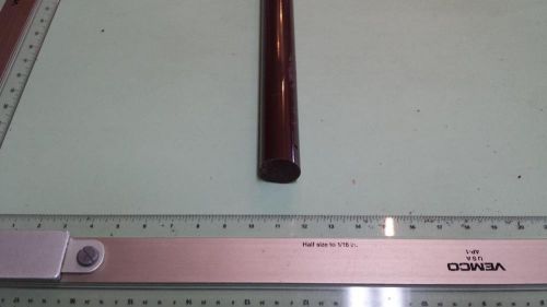 13/16&#034; dia. x 24&#034; long urethane / polyurethane 75 d brown rod p/n 11621 for sale