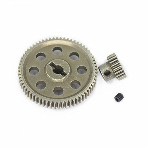 Hobbypark 11184 Steel Diff Differential Main Metal Spur Gear 64T &amp;11119 Motor RC