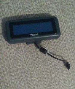 MICROS REAR LCD DISPLAY WS-5 &amp; WS5a P/N 400801-001 W/ WARRANTY RECONDITIONED