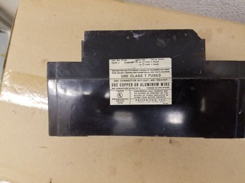 Boltswitch Fuse Pullout Switch BASE ONLY PT324 240VAC/125VDC 200A 3P Used