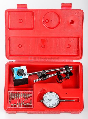 Dial indicator magnetic base &amp; point precision inspection set for sale