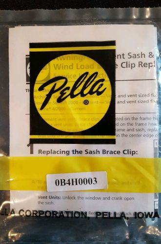 Pella Window Awning Casement Sash &amp; Frame Wind Load Brace Clip Replacement Kit