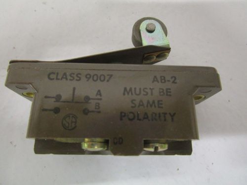 SQUARE D 9007-AB-2 LIMIT SWITCH *NEW NO BOX*