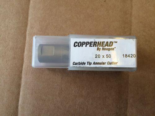 Hougen Copperhead Carbide Tip Annular Cutter, 20mm x 50mm DOC, P/N 18420