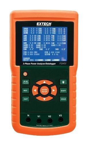 Extech pq3450 3-phase power analyzer/data logger for sale