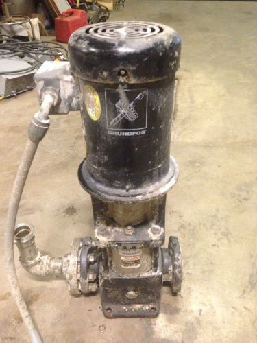 GRUNDFOS CR8-30 Pump And Motor 3 Hp  3 Phase 42 GPM, 230 PSI,