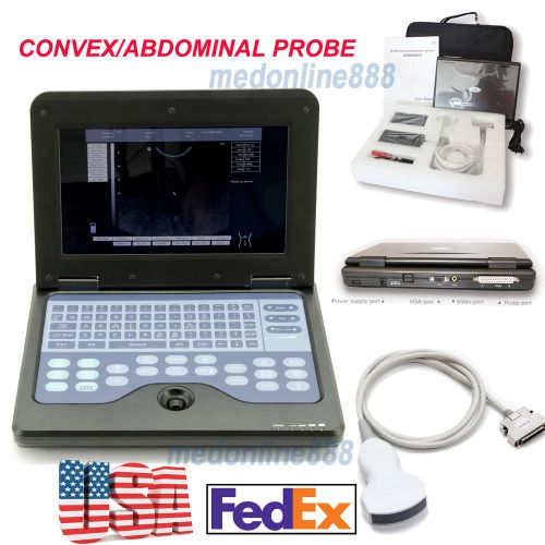 Promotion USA Digital Portable Ultrasound scanner Diagnostic System 3.5Mh Convex