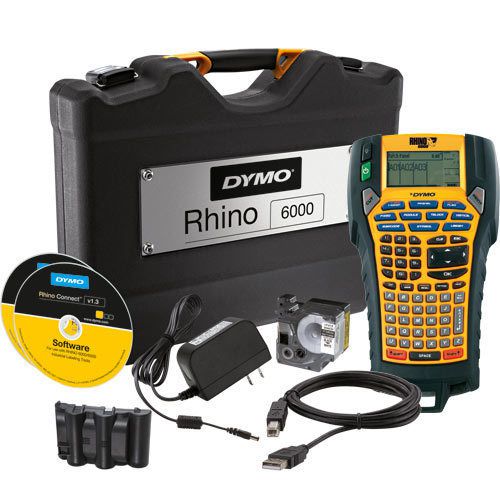 Dymo RHINO 6000 Hard Case Kit Label Thermal Printer- BRAND NEW !!!