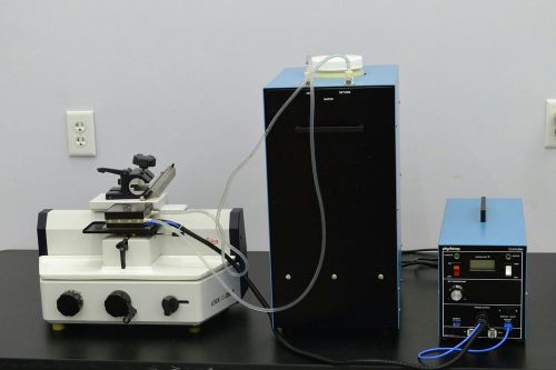 Leica sm2000-r sliding microtome cryotome histology w/ physitemp freezing stage for sale