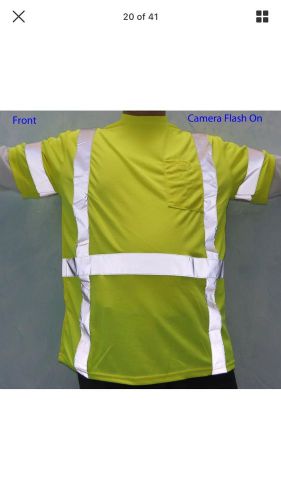 Reflective safety T-shirt With Pocket ANSI Class 3 *NEW*