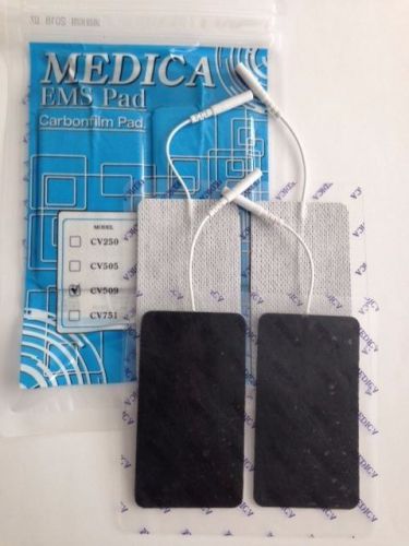 10 Packs 40 MEDICA Reusable Value Gel  EMS Pads 5 cm x 9 cm  for TENS Unit