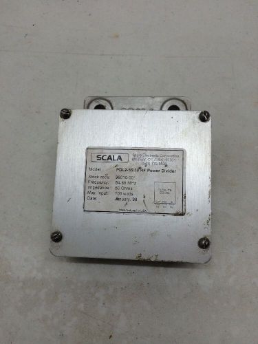 Scala Electronic PDL2-55/50 RF Power Divider 88-108 Mhz 100 Watts  (Just Box)