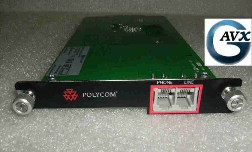 Polycom SoundStructure TEL1 Telephone Interface Plug-in Card: 2200-35003-001