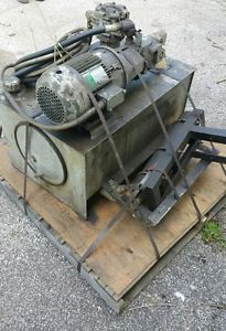 Hydraulic power unit 5hp 40 gallon      #1076W