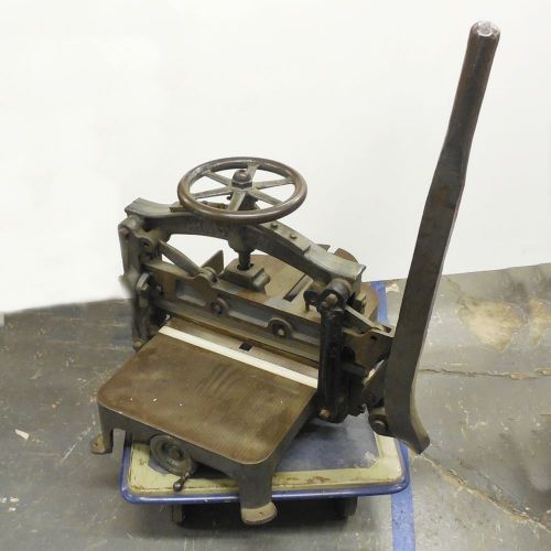 Challenge Guillotine Paper Cutter Industrial Vintage Heavy Duty Cast Iron 1800s