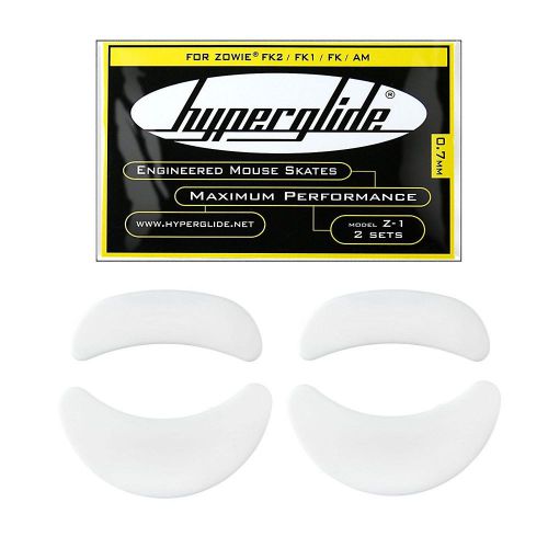 Hyperglide Mouse Skates for Zowie ZA 11, ZA 12, FK 2, FK1, FK, and AM