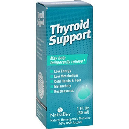 Natra Bio Co Thyroid Support Liquid, 1 Ounce -- 6 per case.