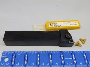 RTW 1&#034; INDEXABLE TOOL HOLDER  WITH (5) TNMP-332-K  KENNAMETAL CARBIDE INSERTS