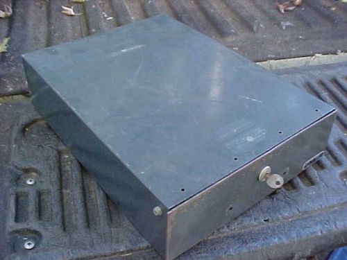 INDIANA CASH DRAWER BELL RINGING Lockable, USED Steel missing handle, wear