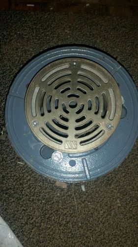 Watts floor drain, 2 in pipe dia, cast iron for sale