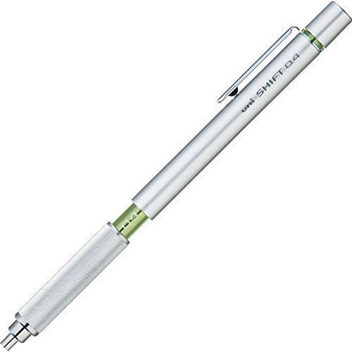 Uni M41010.26 Shift Pipe Lock Drafting 0.4mm Pencil, Silver Body