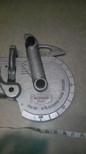 Rigid Geared Ratchet Pipe Bender, no368,3/4 OD, 3 3/4 Radius,excellent condition