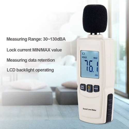 Digital GM1352 Sound Level Meter Noise Volume Decibel Monitoring Tester AD J4B4