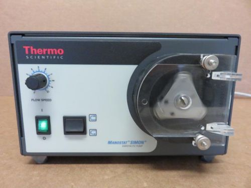 Thermo Scientific Manostat Simon Varistaltic Pump 72-310-000 w/ Manual