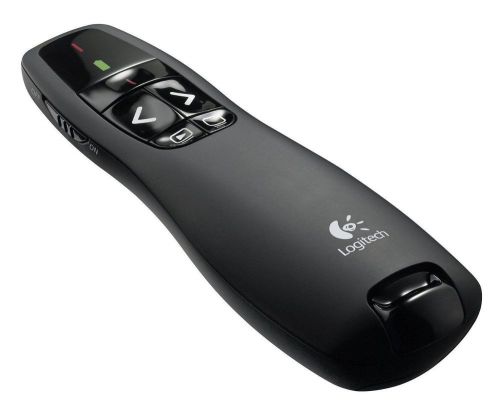 2015 PRO Model! Logitech R400 Presenter Laser Pointer USB Wireless ***FREE SHIP*