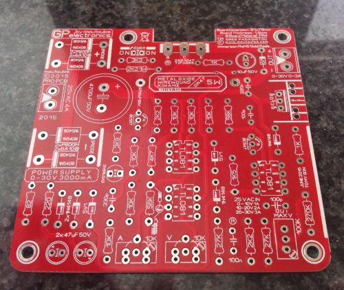 BENCH POWER SUPPLY  PS3003 0-30VDC  0-3A PCB by moutoulos ™