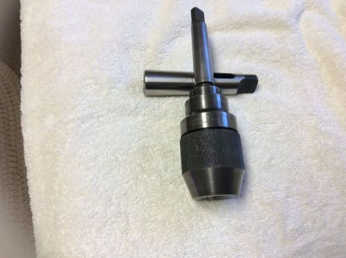 ALBRECHT 1/32-1/2 KEYLESS M-2 SHANK CHUCK WITH #3 SLEEVE. GERMANY {TAKE A LOOK}