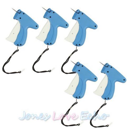 5 x clothes regular garment price label tagging tag gun 2000 barbs + 1 needle us for sale