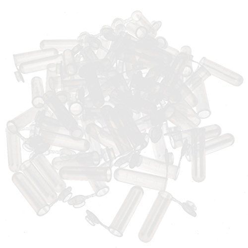uxcell Plastic Graduated Sample Collection Holder Centrifuge Tube 5ml 300 Pcs