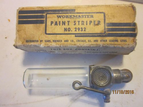 Workmaster paint striper # 2932 single stripe vintage for sale