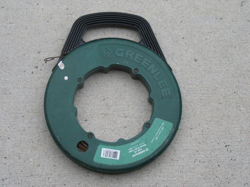 GREENLEE 438-10 100 X 1/8&#034; FISH TAPE, USED, ACT. SHIPPIMG